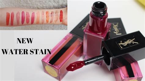 ysl water stain review 606|yves Saint Laurent lip stain.